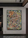 Jackson Pollock Style Painting | Extra large wall art L1261