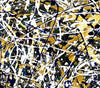 Abstract Painting Influence by Pollock Artwork L1263