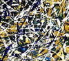 Abstract Painting Influence by Pollock Artwork L1263