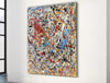 Modern Abstract Painting Jackson Pollock Inspired Art L1262