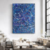 abstract art paint splatter | Big Abstract Painting | dripping drip LA97-Frame art