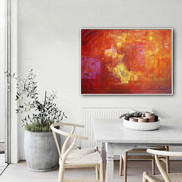 abstract canvas artwork