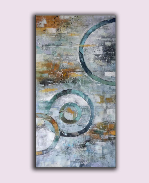 abstract oil painting on canvas