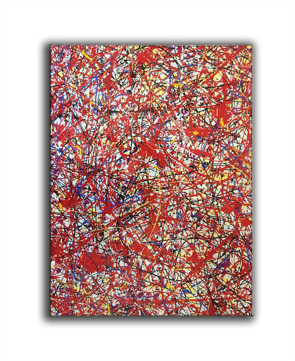 splatter abstract art