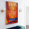 abstract canvas painting