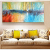 abstract oil canvas art