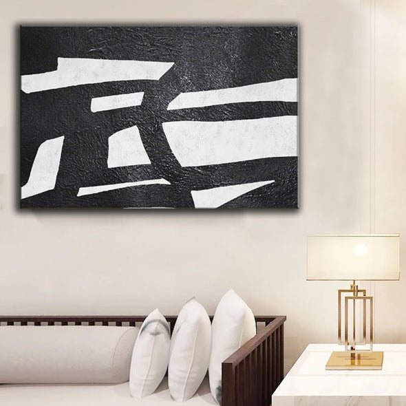 black and white canvas art