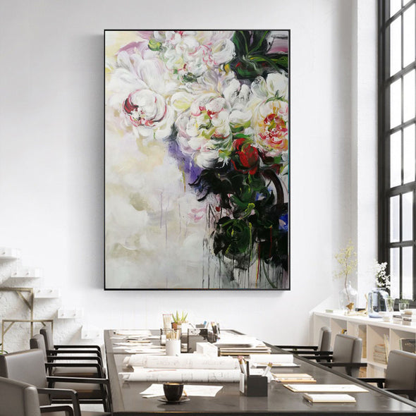 flower abstract oil painting gallery