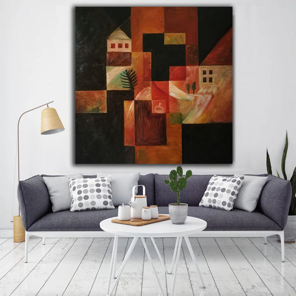 large abstract canvas art