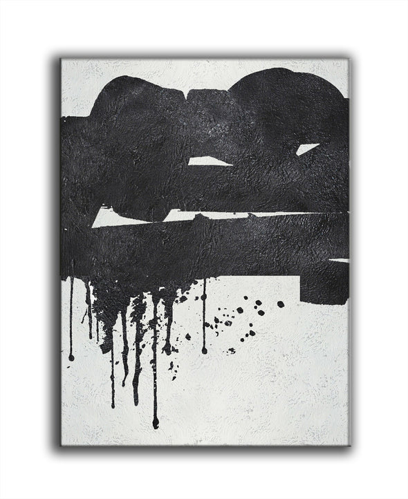 black and white modern paintings