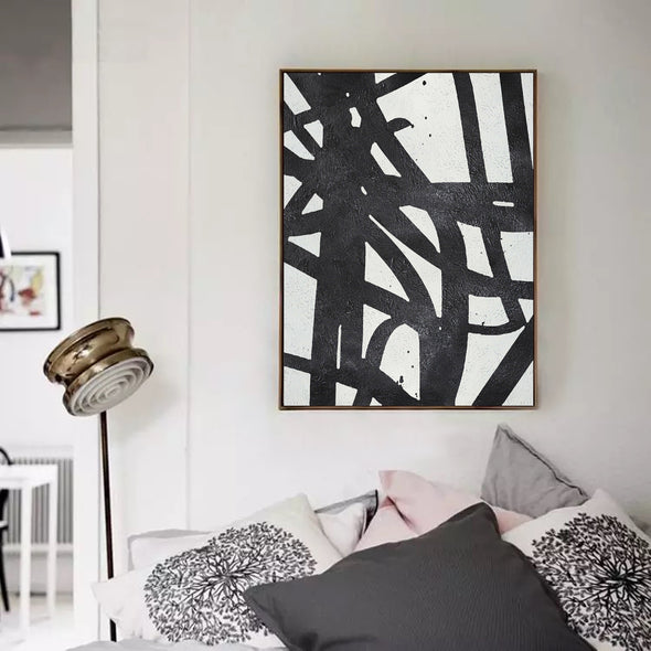 abstract oil canvas art