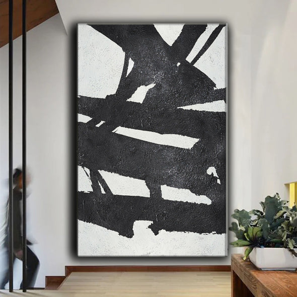 hand painted abstract canvas