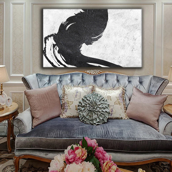 black and white prints for living room