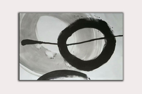 black and white contemporary paintings