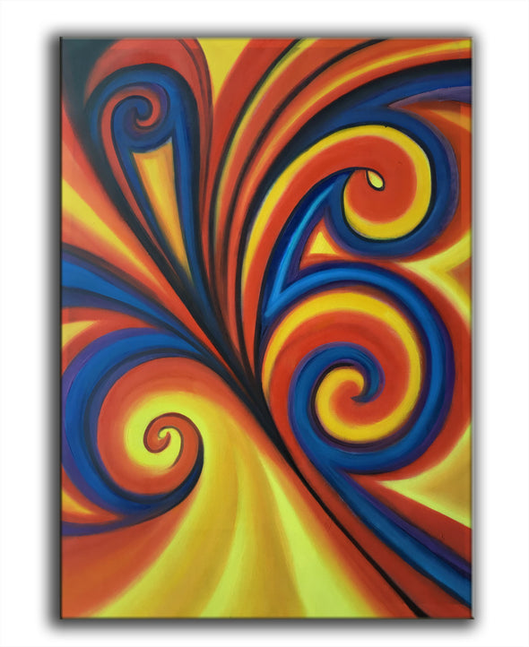 contemporary canvas painting