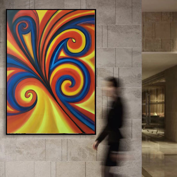 large canvas contemporary paintings