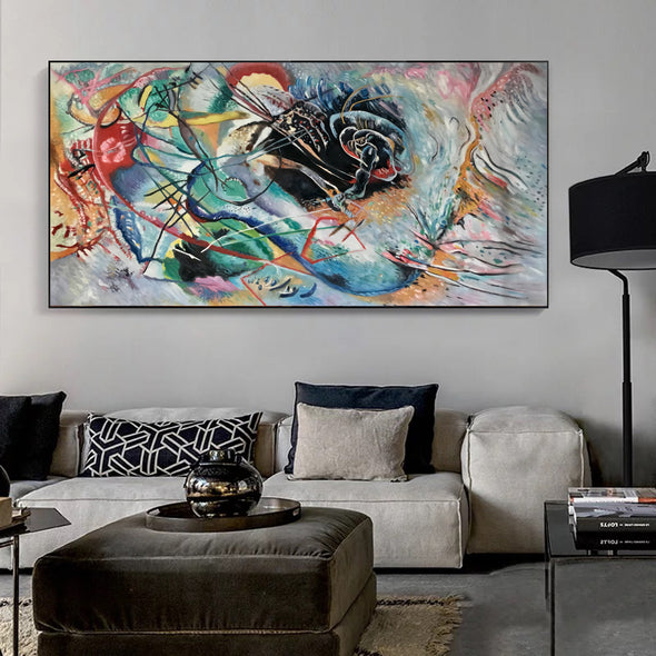 large abstract canvas wall art