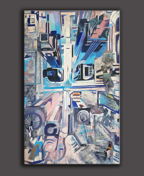 acrylic on canvas abstract
