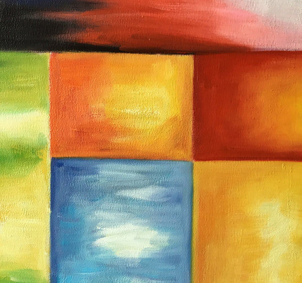 oil painting on canvas abstract