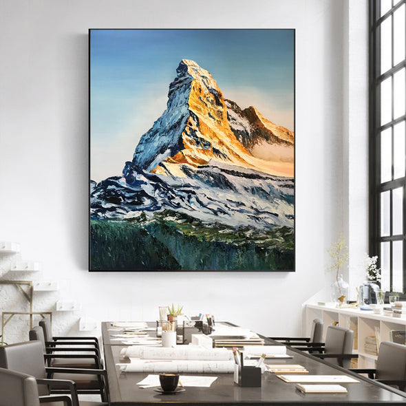 abstract mountain paintings