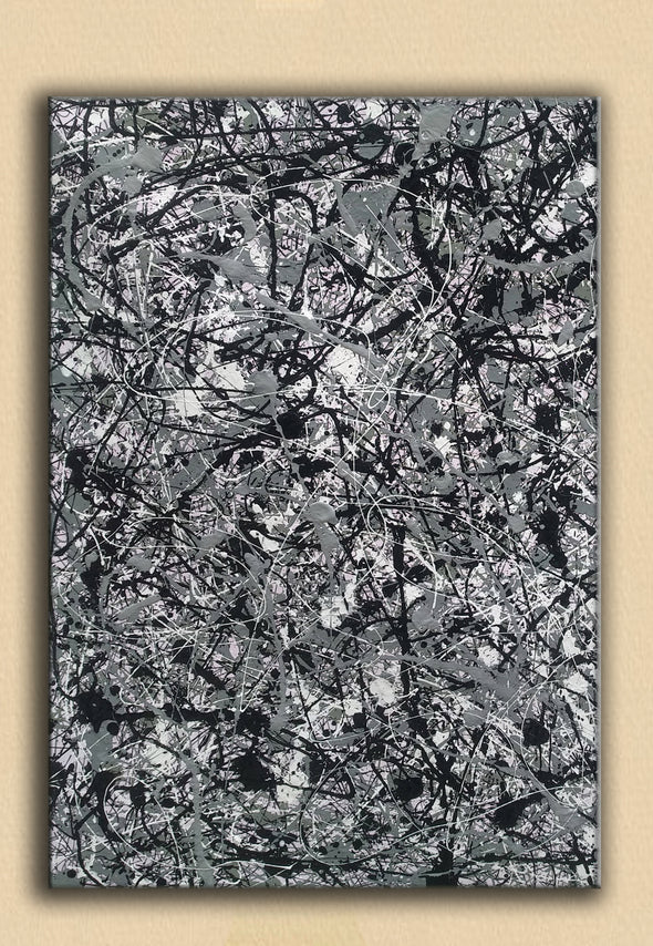 splatter painting abstract art