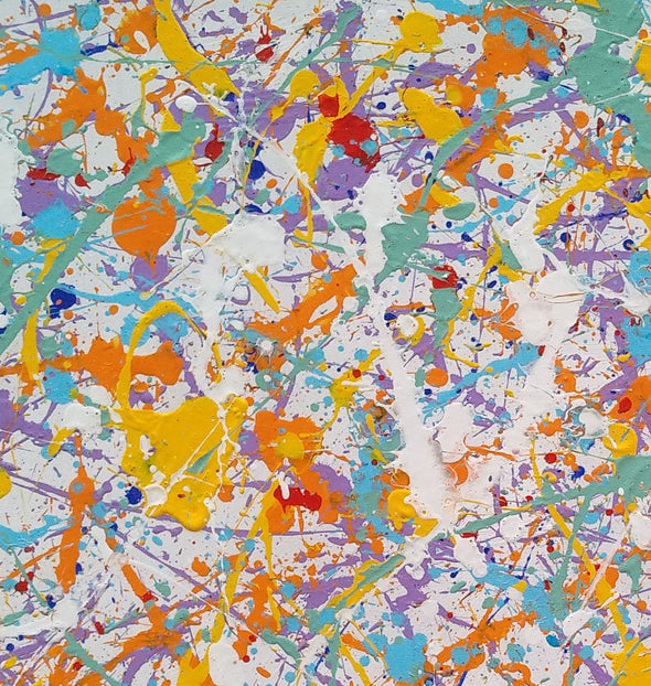 abstract splatter art
