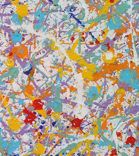 splatter painting reproduction