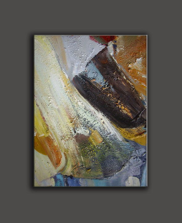 large abstract oil painting