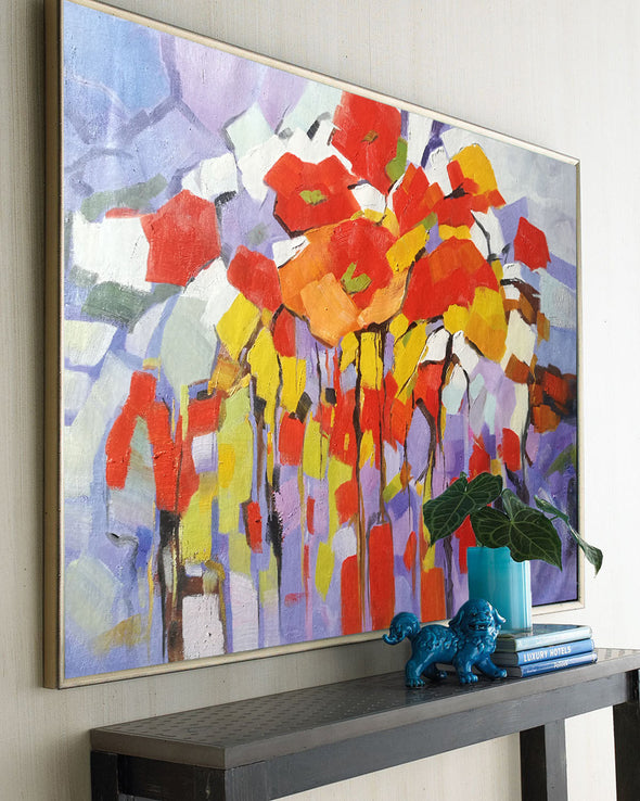 large abstract painting