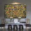 large abstract painting LargeArtCanvas 