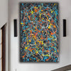 abstract wall painting LargeArtCanvas 
