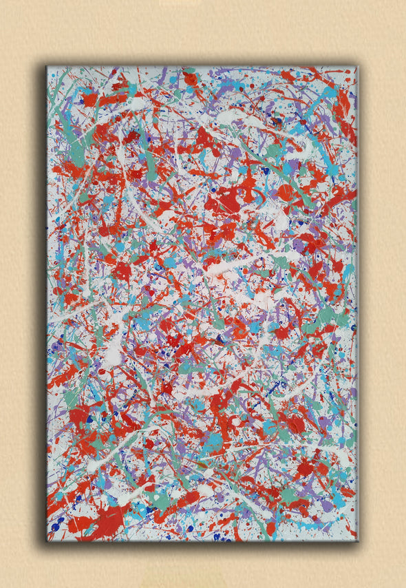 colorful abstract art LargeArtCanvas 