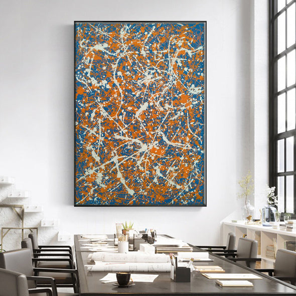abstract splatter art