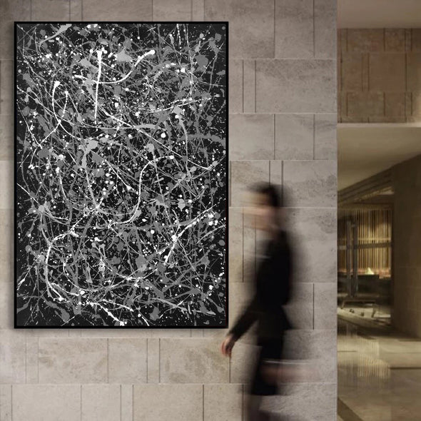 acrylic abstract art LargeArtCanvas 