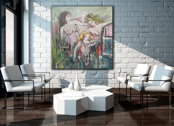 Large canvas paintings wall | Modern art large canvas | Large original artwork L633