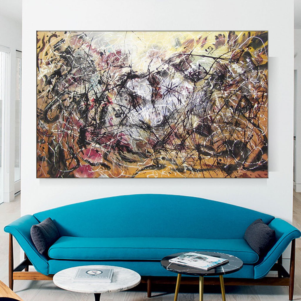 abstract art paintings, abstract canvas painting L8