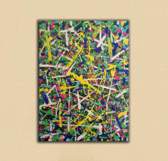 Abstract art paintings | Vertical oil painting | Decorative abstract paintings L771-8
