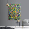 Abstract art paintings | Vertical oil painting | Decorative abstract paintings L771-4