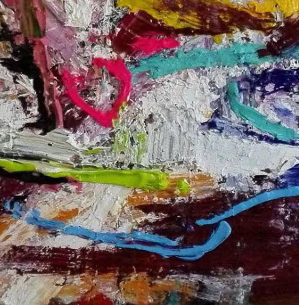 Abstract expressionist paintings | Large abstract canvas LA78_3