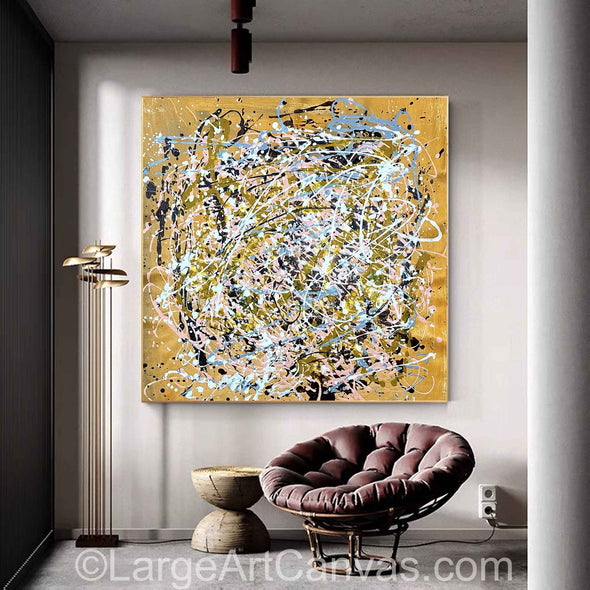 Abstract painting | Dining room wall art L1202_8