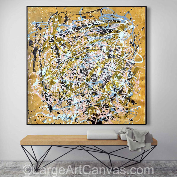 Abstract painting | Dining room wall art L1202_2