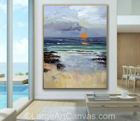 Abstract painting on canvas | Large oil painting L1140_7