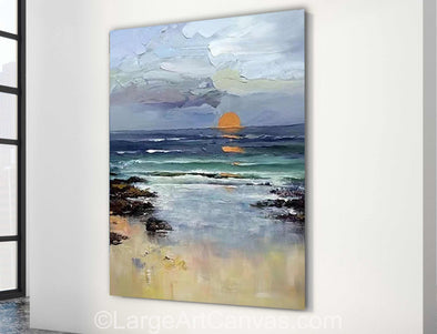 Abstract painting on canvas | Large oil painting L1140_1