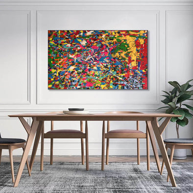 Abstract painting online |  Large abstract paintings on canvas L743-5