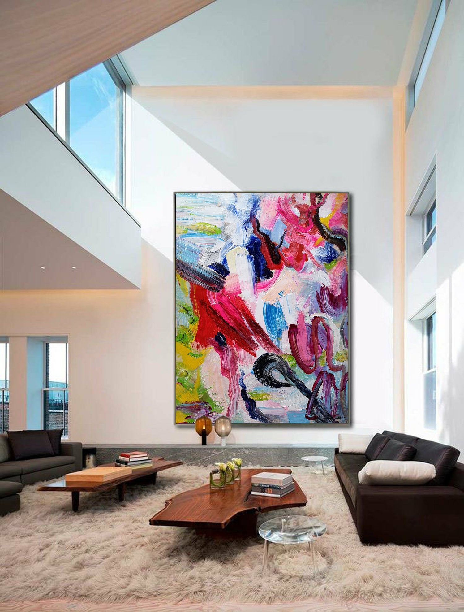 Canvas painting, Extra large wall art