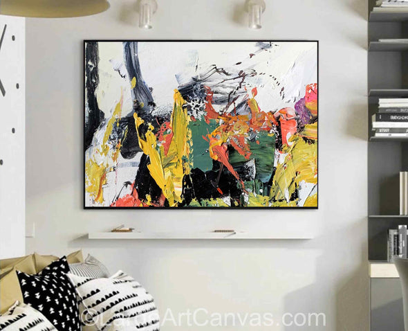 Large canvas wall art | Abstract painting L1211_3