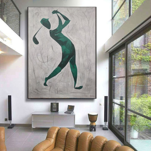 Henri matisse fauvism |  Figurative art | Green human painting  L674-4