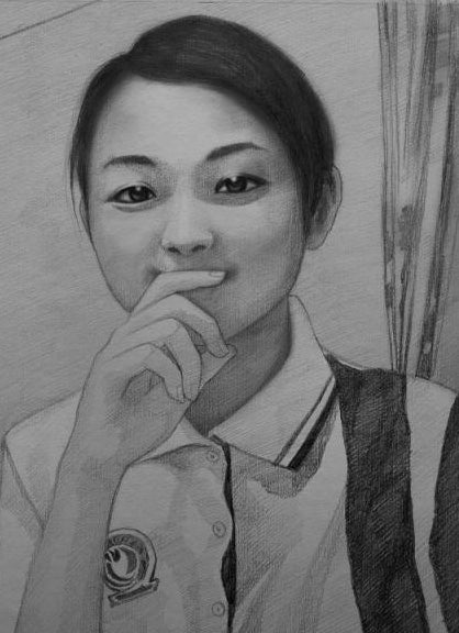 Professional hand crafted portraits Charcoal Pencil portrait