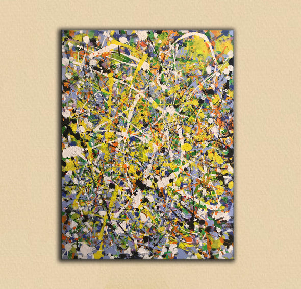LargeArtCanvas-splatter painting Style Paintings-L734-3