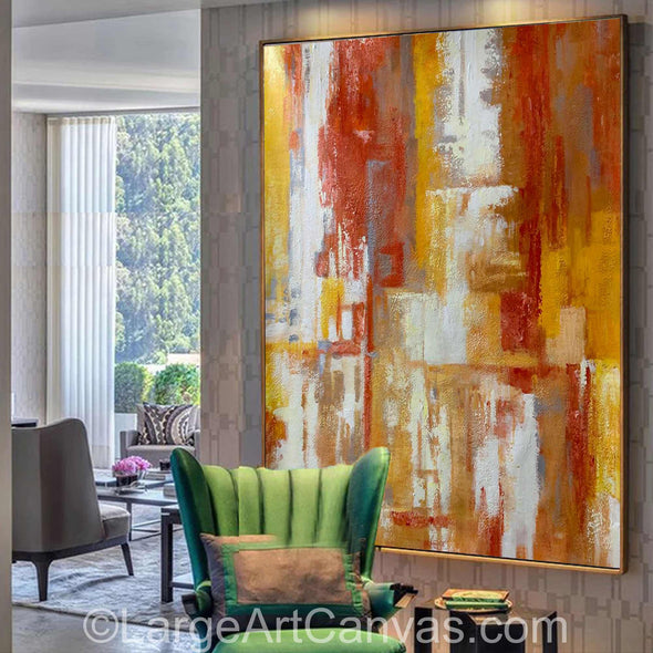 Large Abstract Art | Large Canvas Art L1035_1